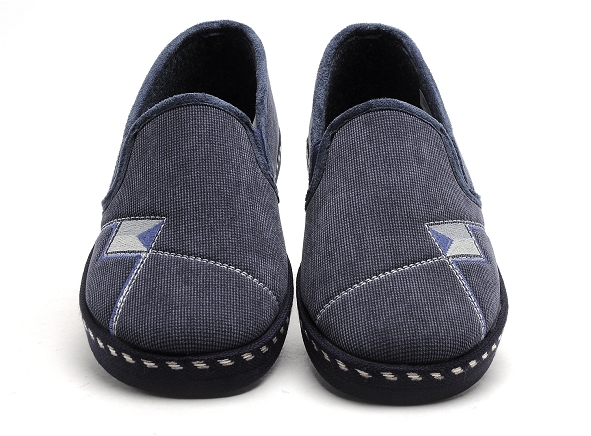 La maison de l espadrille chaussons homme 6861 6 bleu