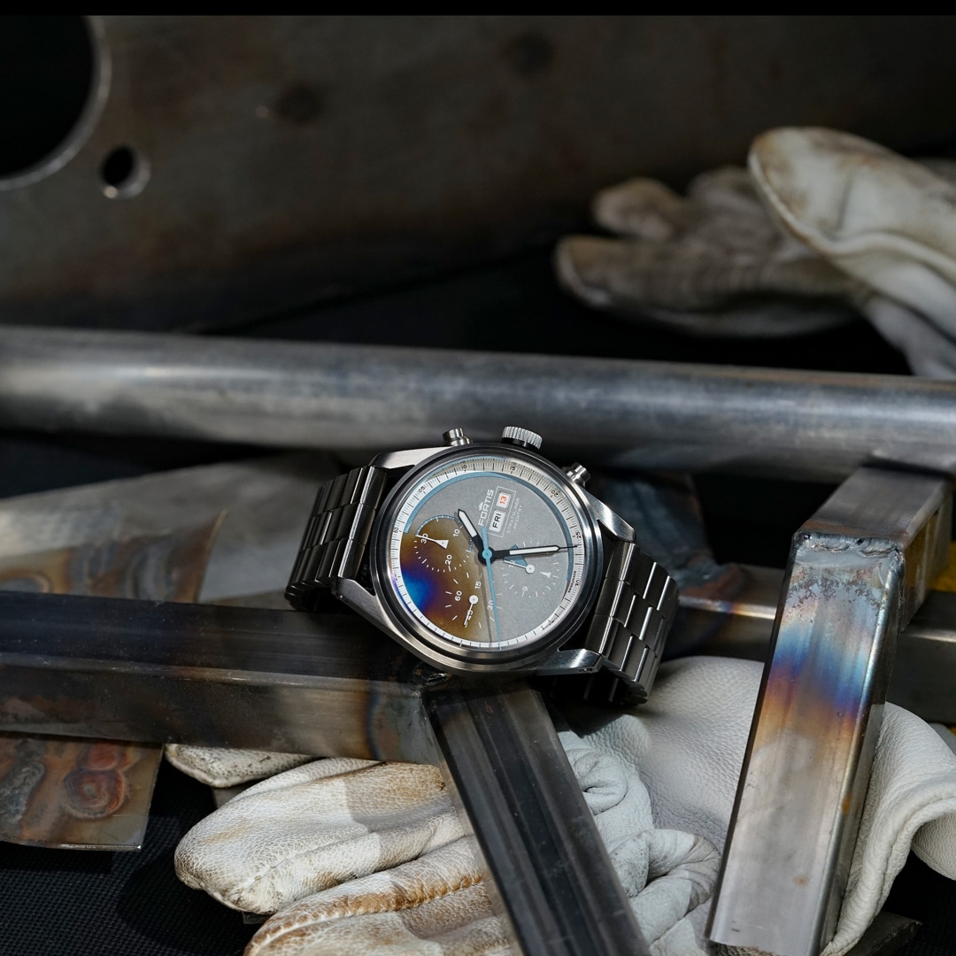 Fortis Stratoliner S-41 Reentry Edition Block Bracelet