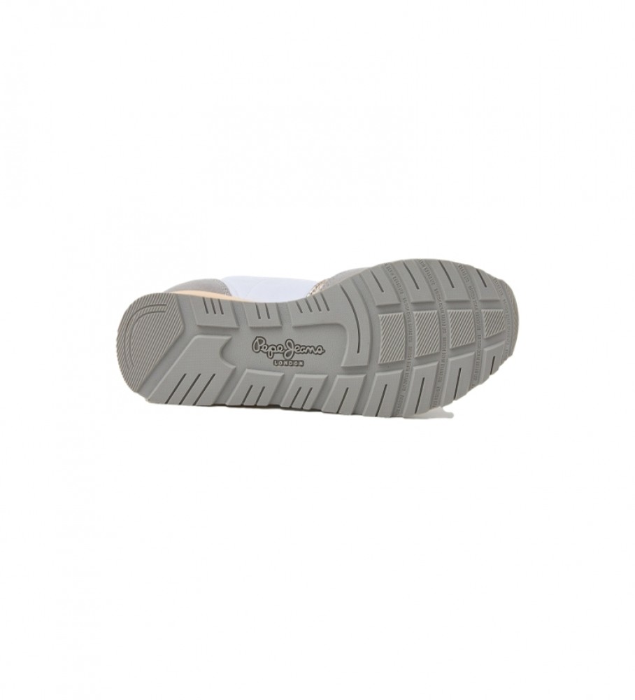 Tênis Pepe Jeans Brit Heritage em couro branco
