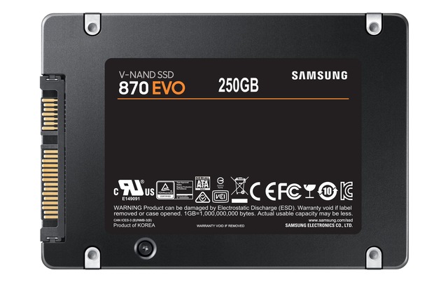 Samsung externe SSD »870 EVO 44683 SATA 250 G« 250 GB