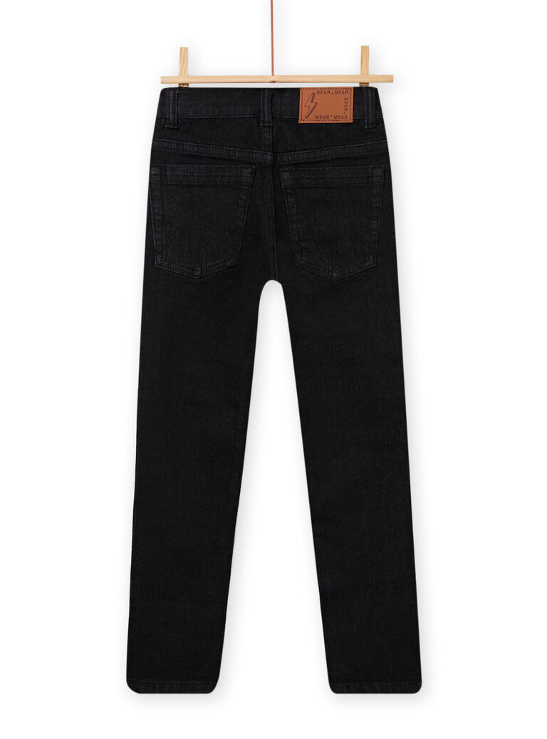 Jean denim noir enfant garçon