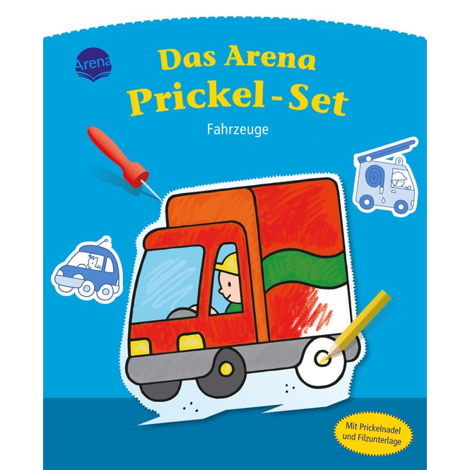 Das Arena Prickel-Set - Fahrzeuge