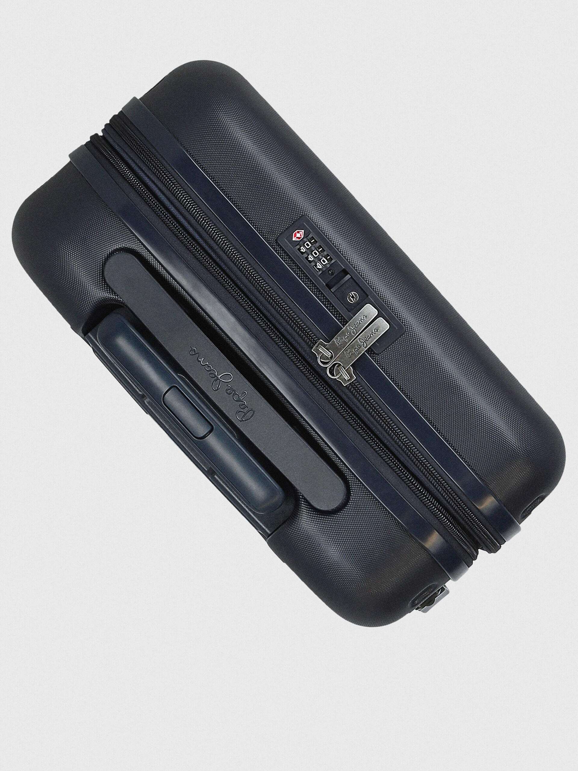 Mala de viagem com rodinhas de 55 cm em ABS - azul-marinho, tamanho único