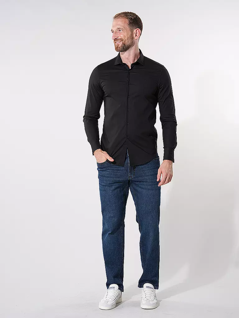 REPLAY Hemd Slimfit NOOS schwarz