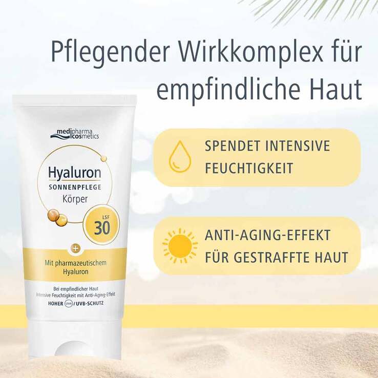 Hyaluron Sonnenpflege Körper LSF 30, 150 ml