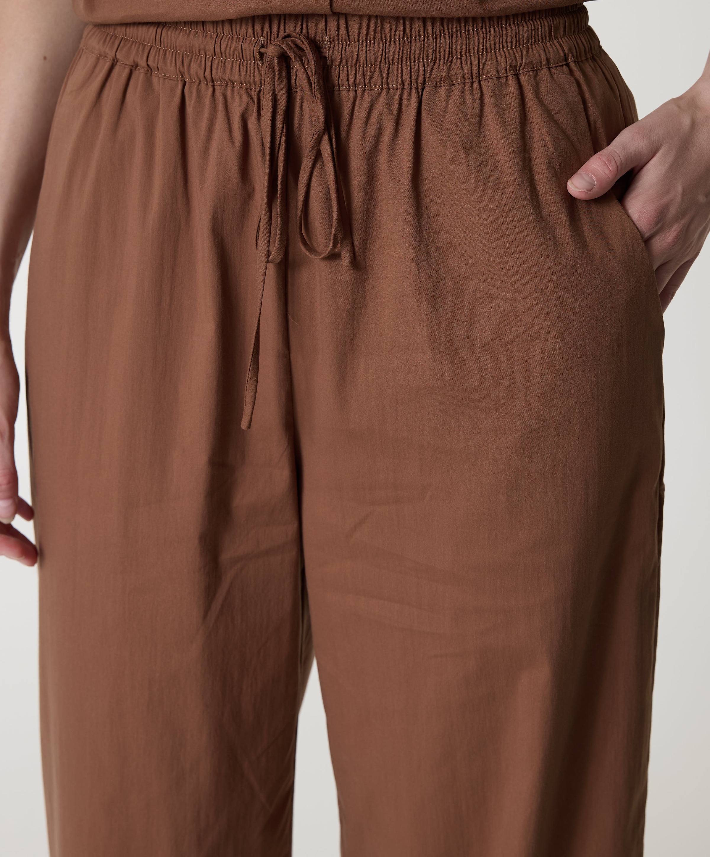 Co'Couture ElaraCC  LL Pant dames broek bruin