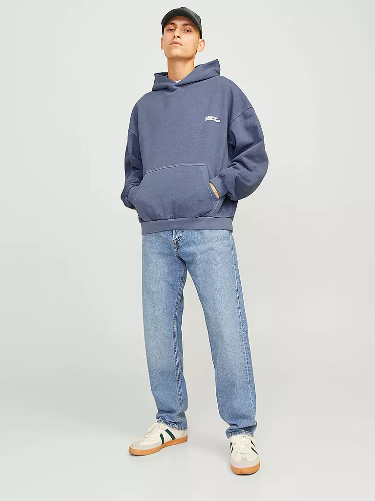 JACK & JONES Kapuzensweater - Hoodie JORVERMONT blau