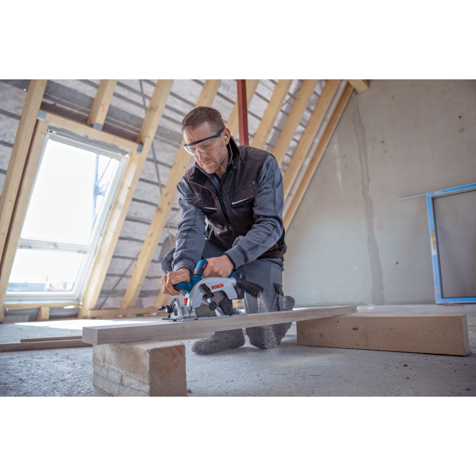 Bosch Handkreissäge Akku-Handkreissäge GKS 18V-57-2 Professional solo