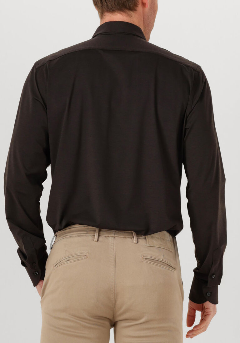 bruine xacus klassiek overhemd active shirt 558ml var070