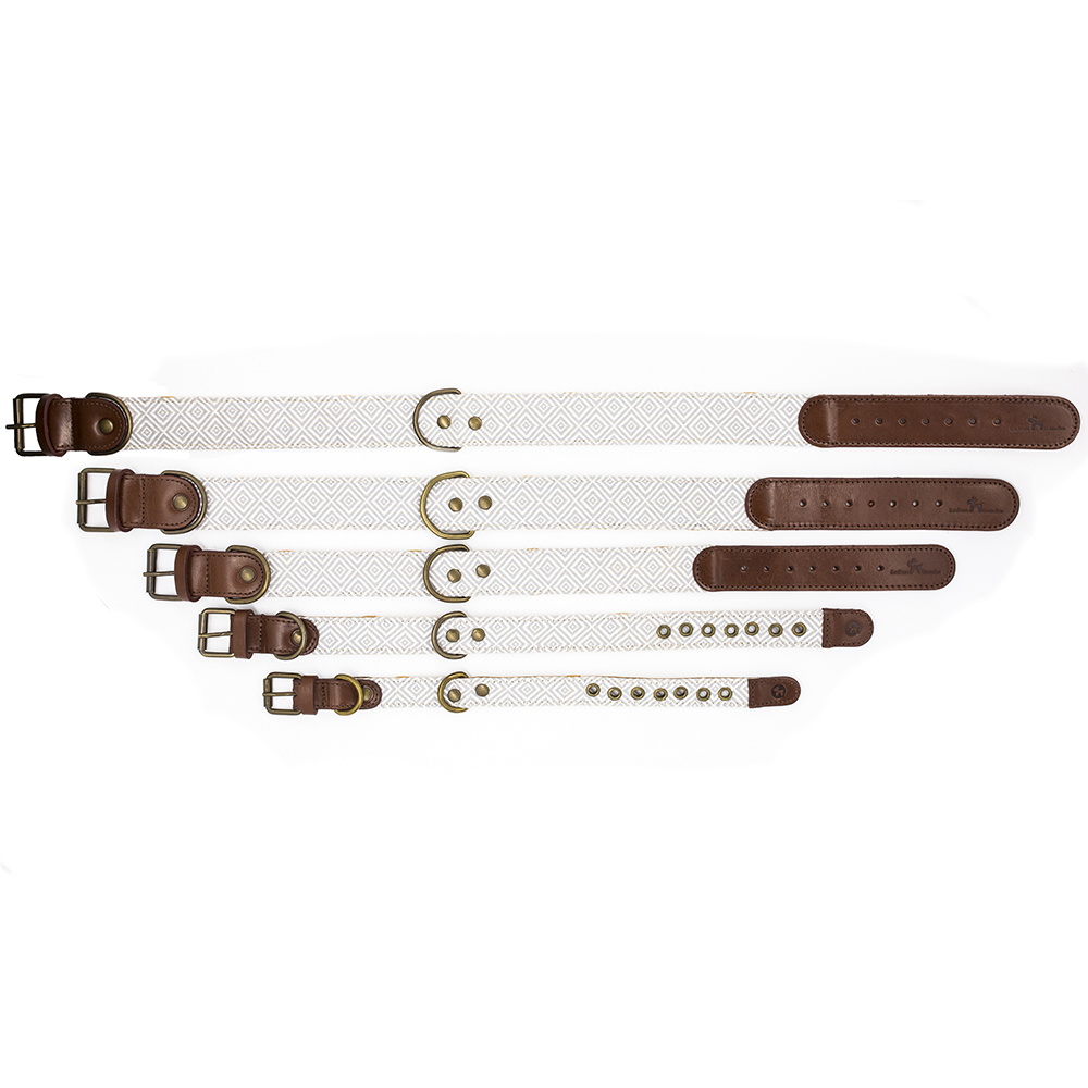 Coleira de cortiça artesanal Barking Gaucho para cães