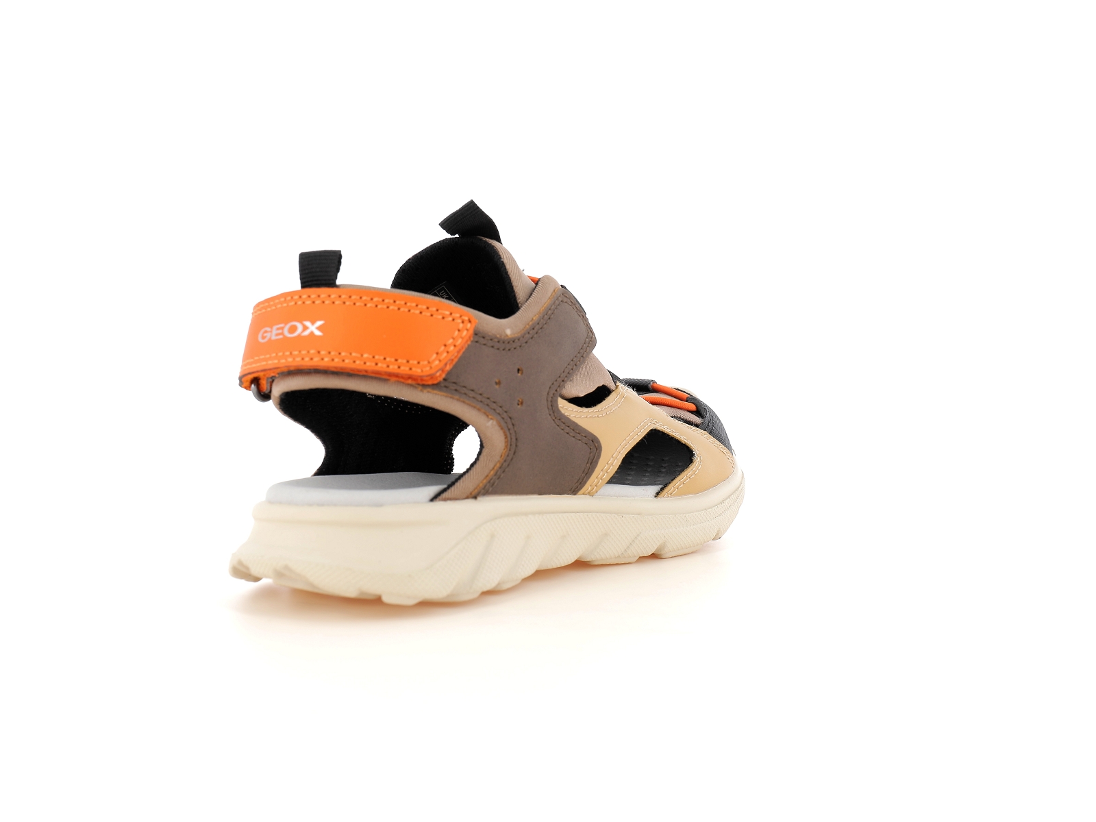 Geox-J AIRADYUM E J45F1E Matières combinées Marron-Orange