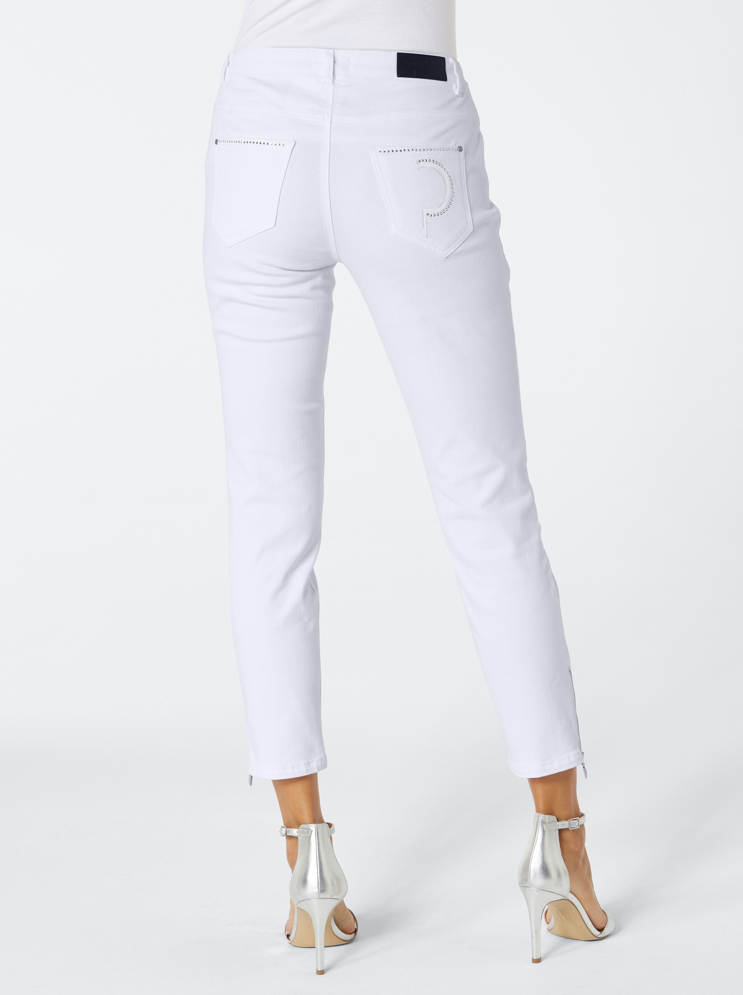 CREATION L PREMIUM 5-Pocket-Jeans in weiß