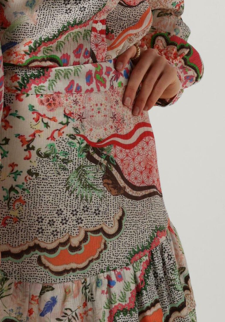ALIX THE LABEL multi alix the label minirok ladies woven fancy mix skirt