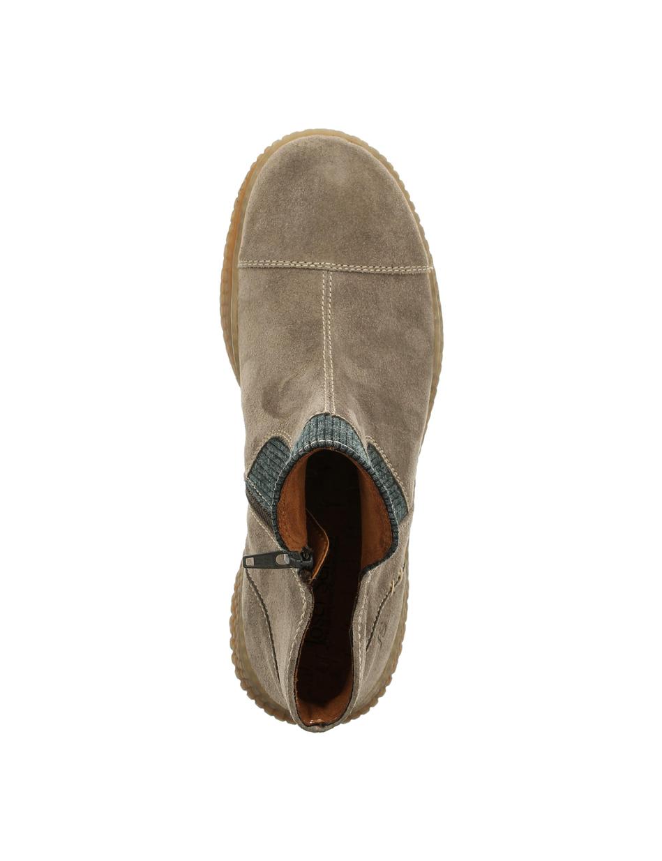Stiefelette Amelie 08, grau-kombi