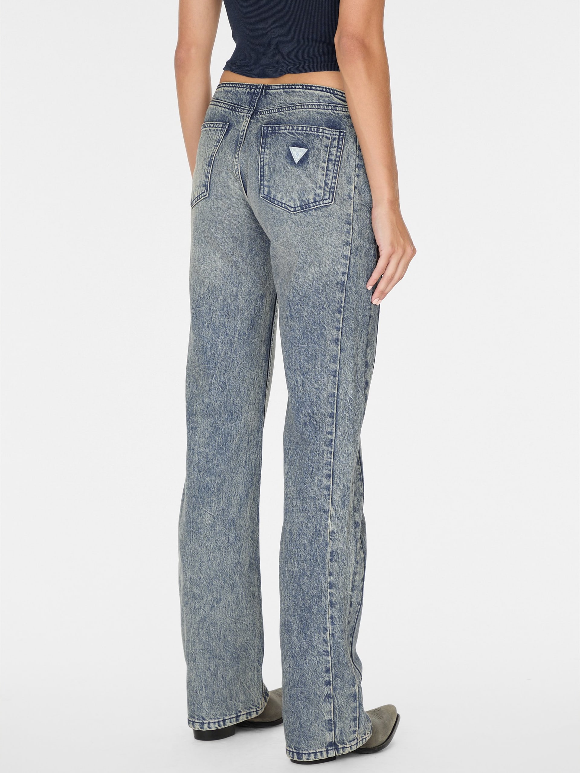 calça jeans patchwork