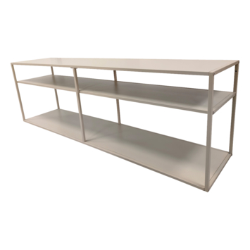 KARWEI TV-meubel Zoë warmgrijs staal 50 x 160 cm