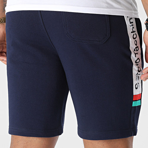 Short Jogging A Bande Jura 40179 Bleu Marine