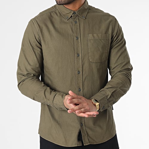 Chemise Manches Longues 20714746 Vert Kaki