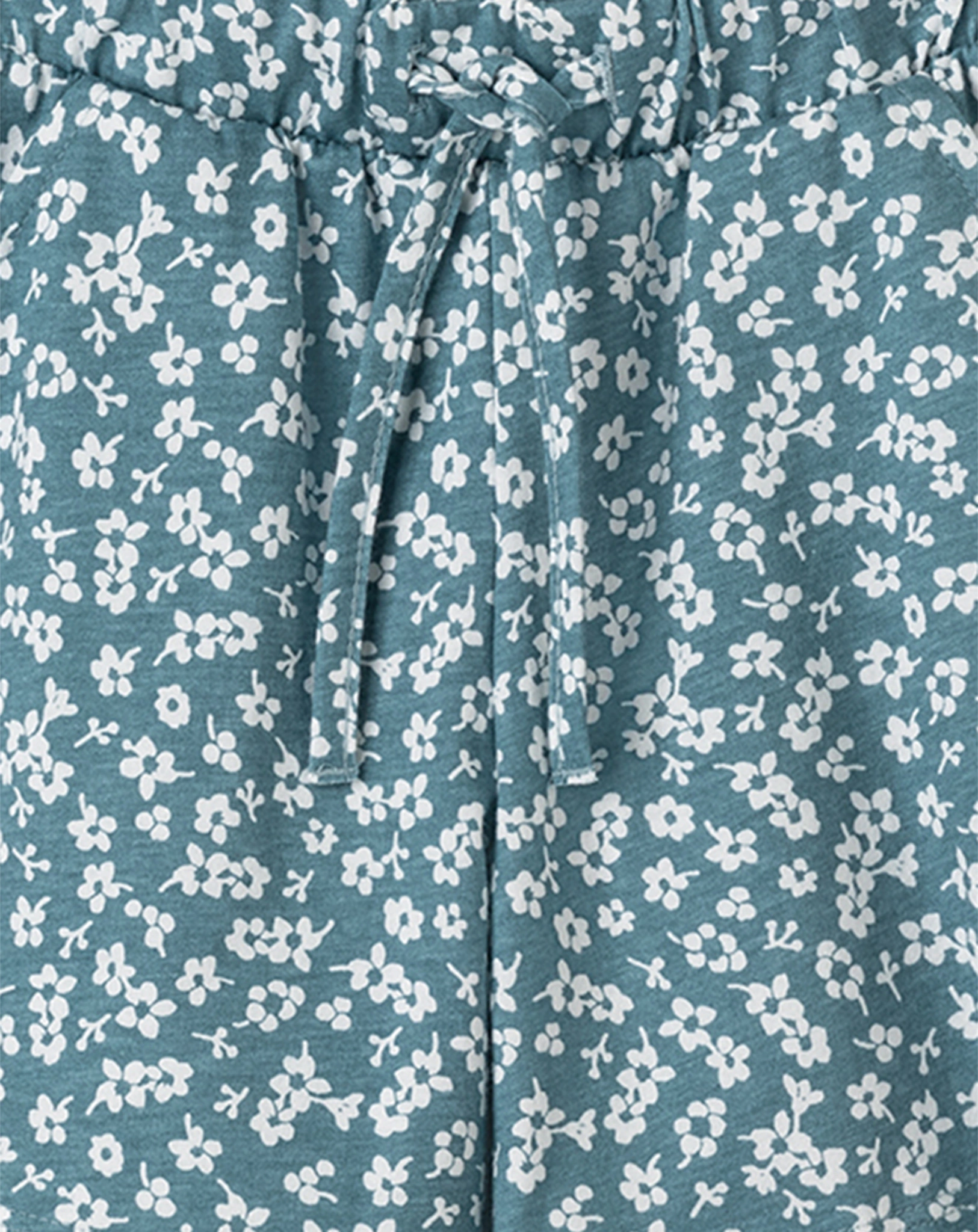 Schlupf-Shorts FLOWERS in azur
