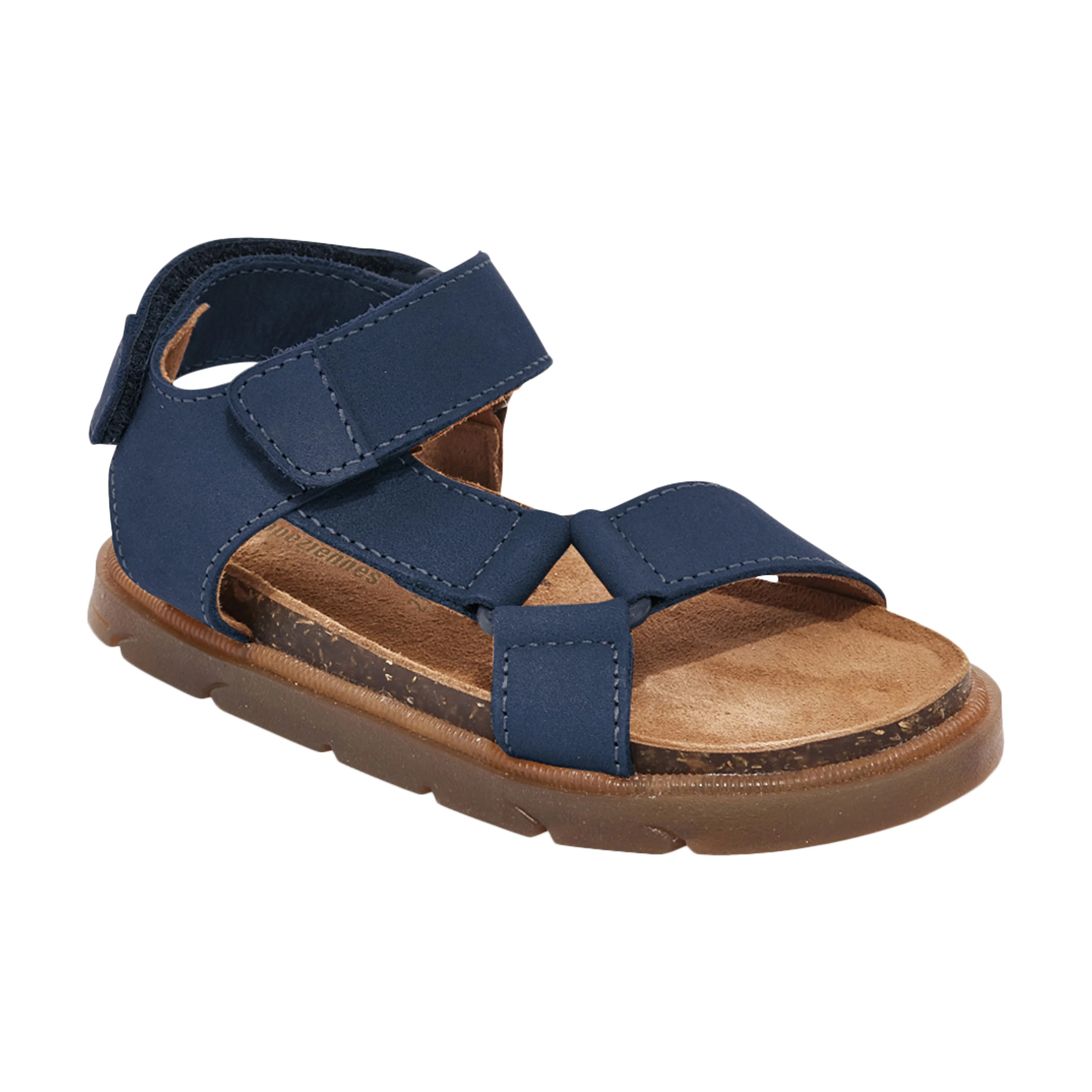 Sandales cuir enfantpar m.belarbi capucin | Bleu