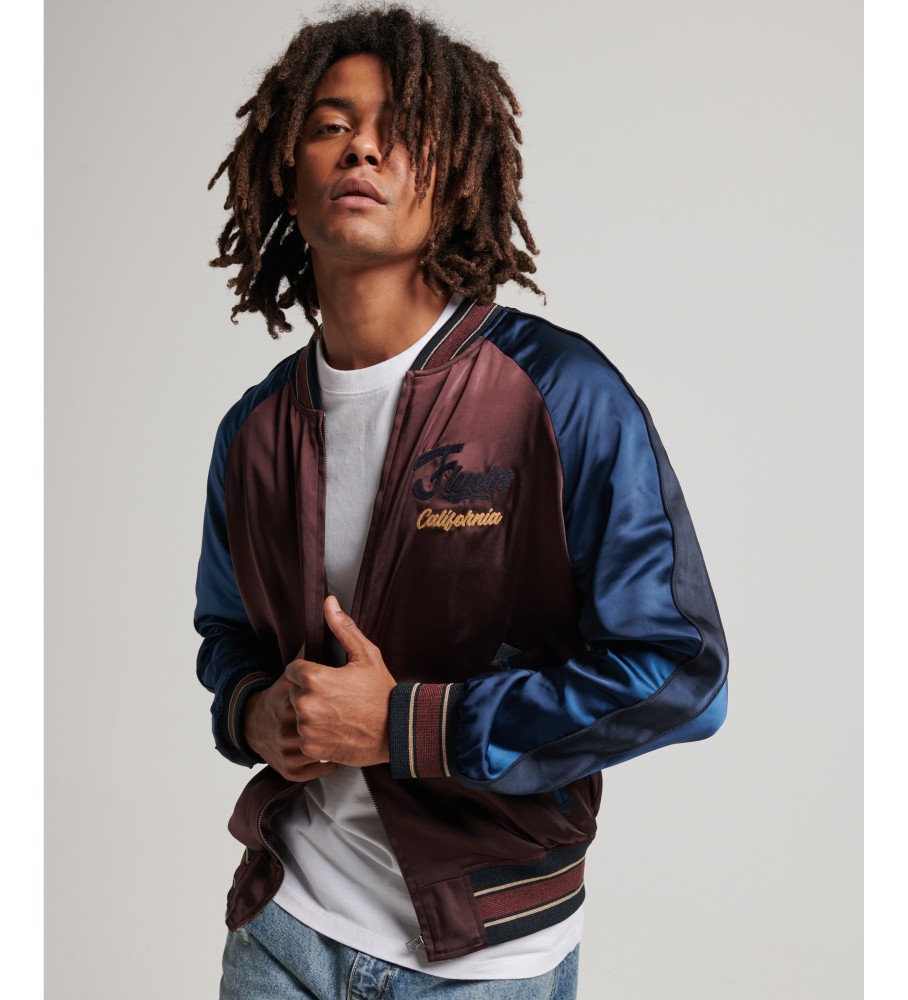 Casaco Superdry Sukajan em bordeaux