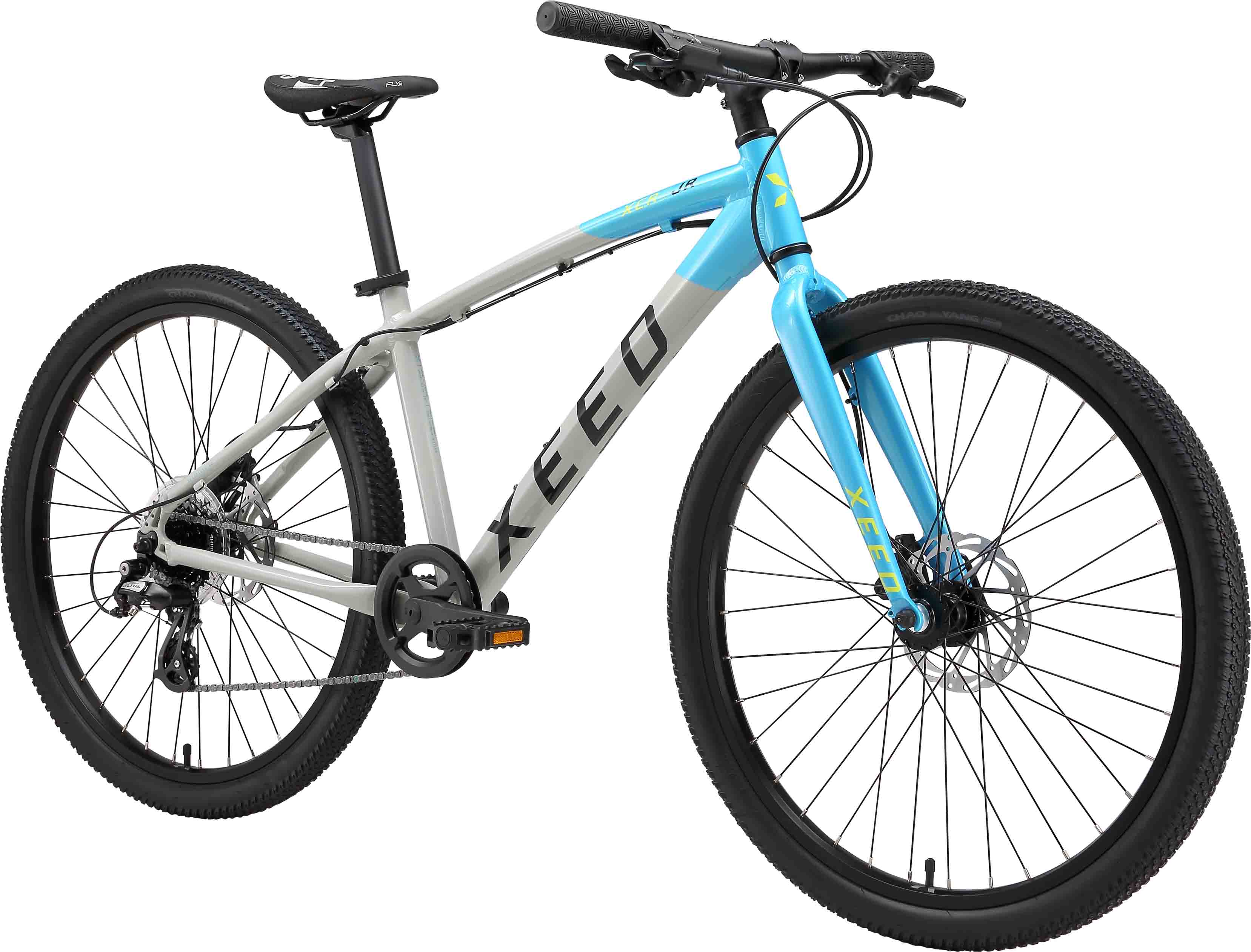 XC R Jr 26 Disc Glossy Light Gray/Electric Blue