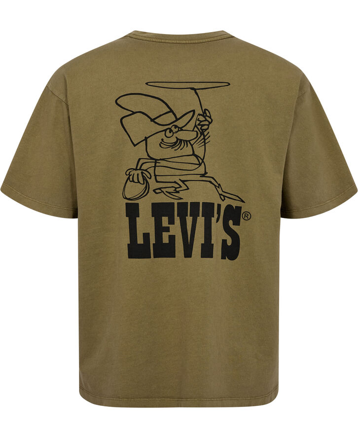 Levi's VINTAGE FIT GRAPHIC TEE ARCHIV Grøn