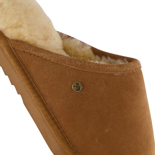 Warmbat Classic Pantoffels cognac Suede