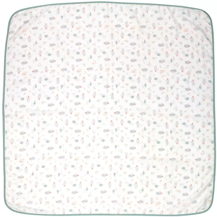 Sterntaler Musselin-Babydecke Igel grün