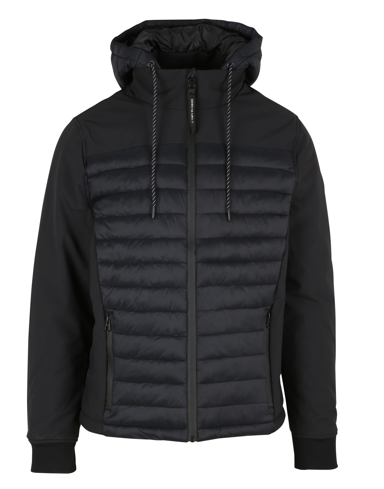 LIMA - Manteau matelassé à capuche | Noir