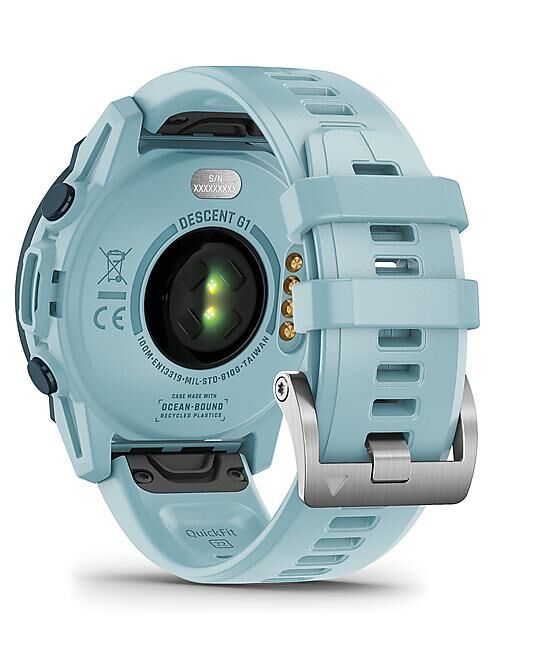 GARMIN - ORDINATEUR DE PLONGEE DESCENT G1 SOLAR OCEAN EDIT