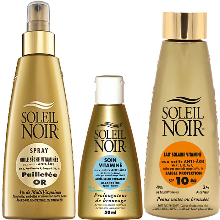 Routine solaire vitaminée SPF 10 - 3 produits
