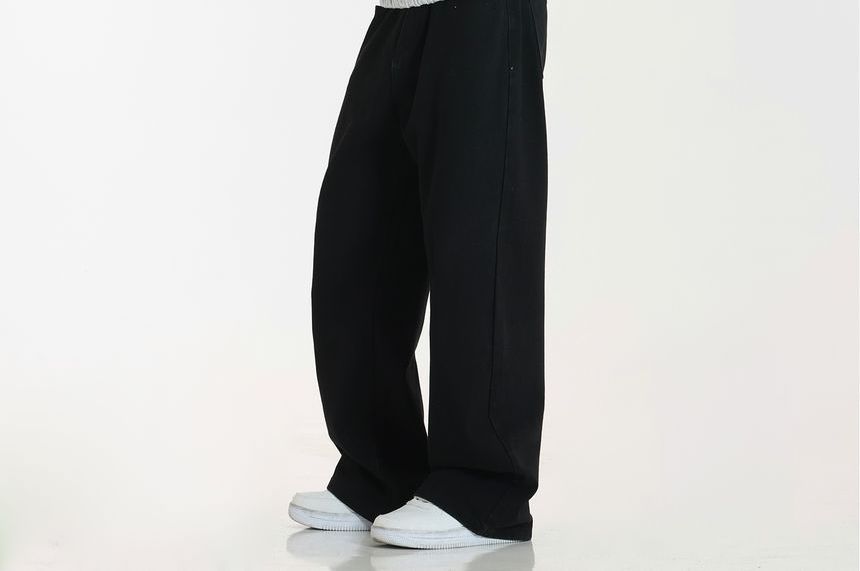 Meiksip - Lage taille rechte pijpen losse broek