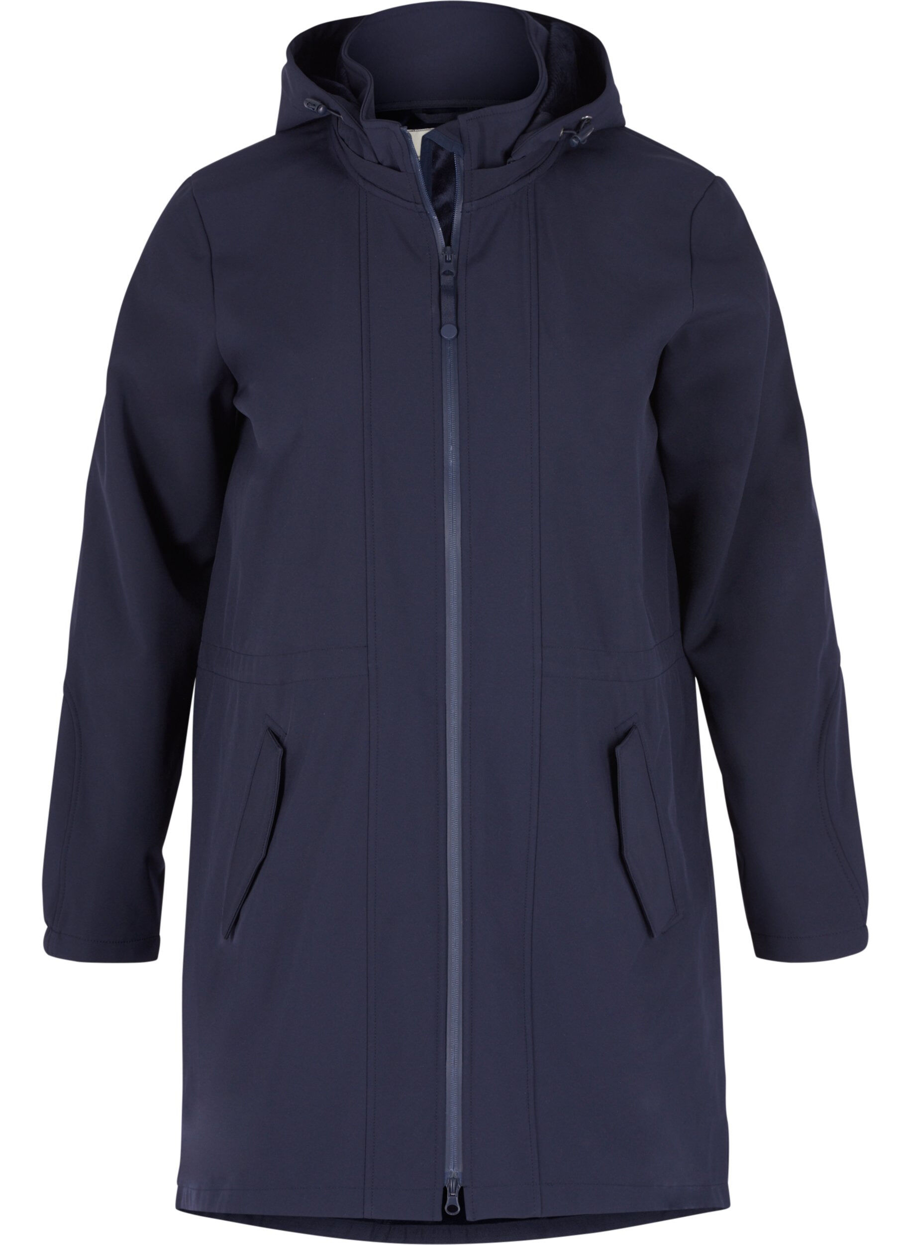 Softshell jakke med hætte