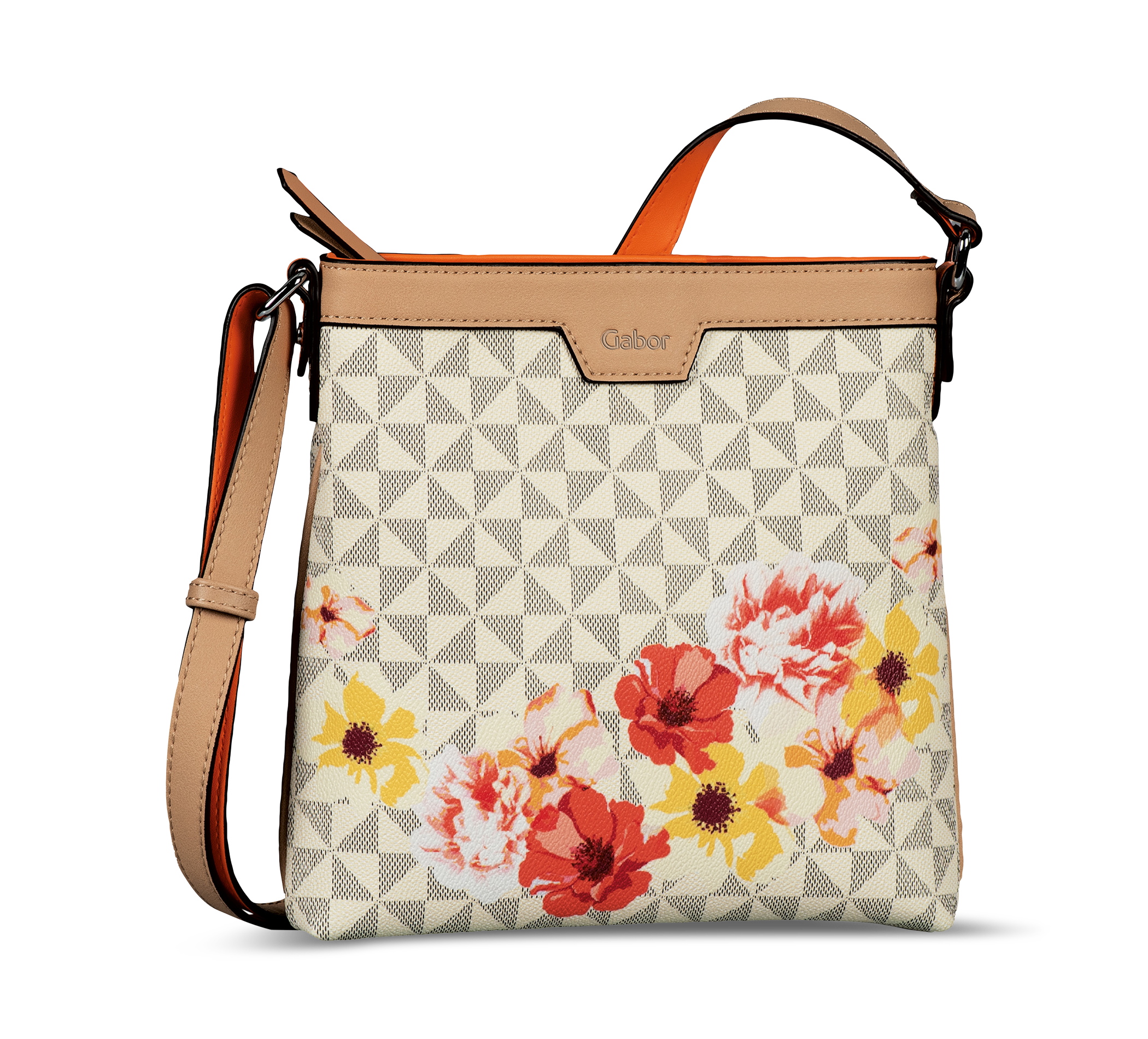 Gabor-bags Barina Flower - Umhängetaschen beige/taupemulticolor