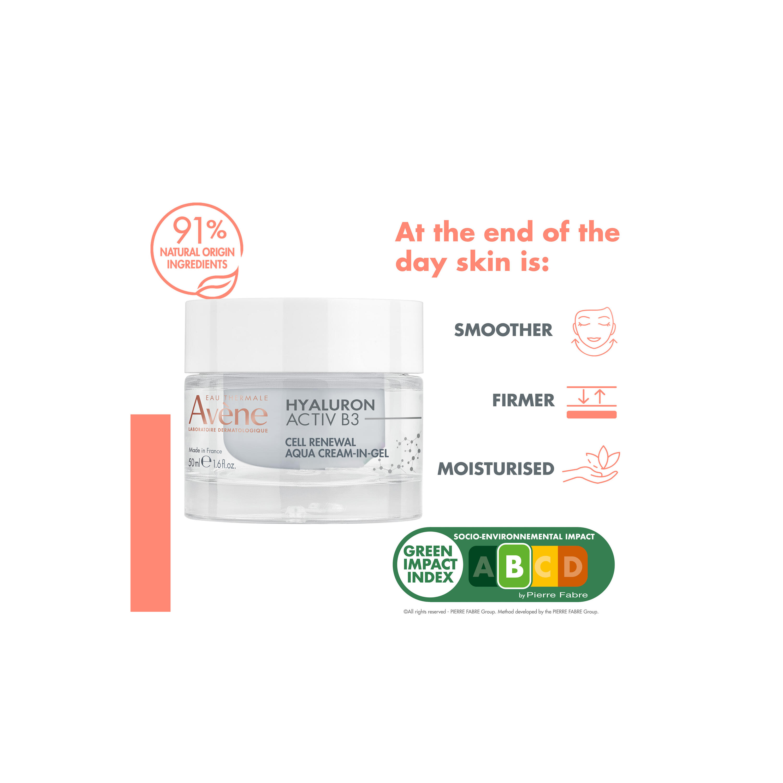 AVENE Hyaluron Activ B3 Aquagel-Creme Creme Ds 50 ml
