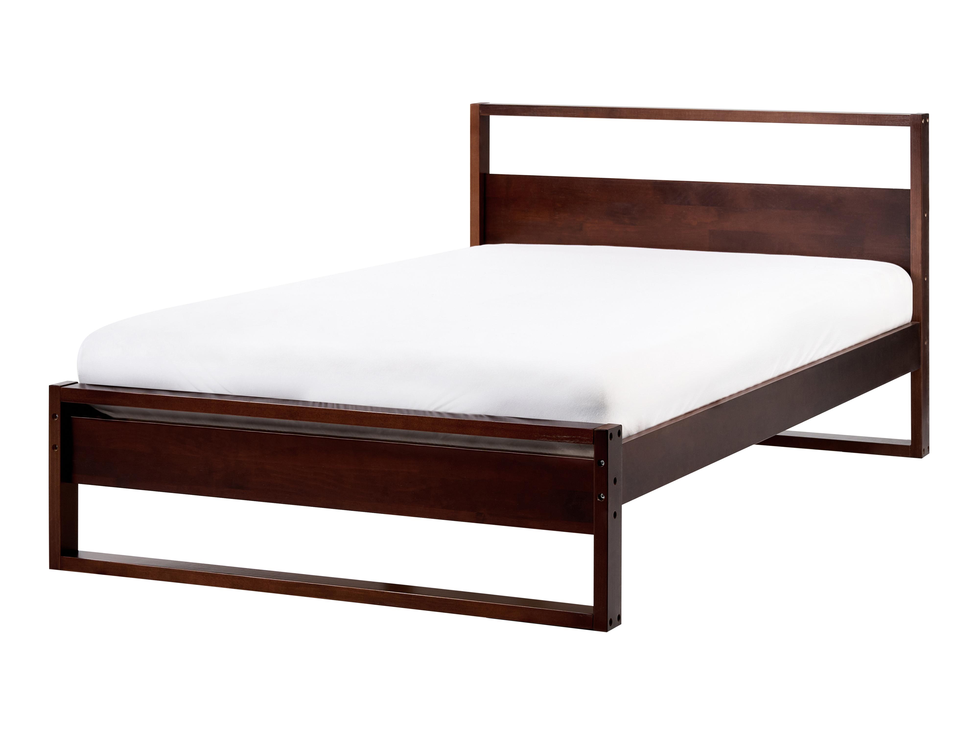 Bed Dennenhout GIULIA 120 x 200 cm Donkerbruin