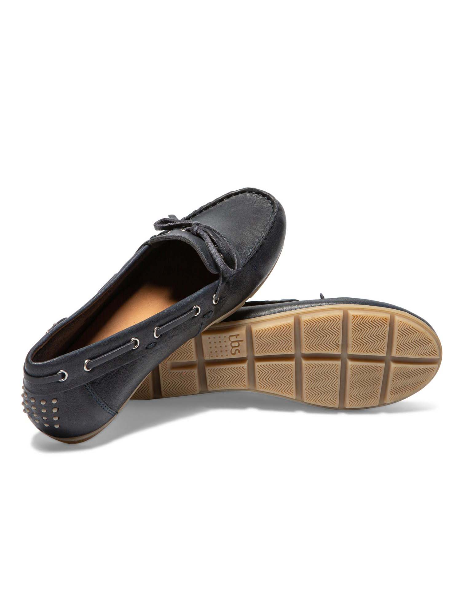 Mocassins Femme Cuir Marine