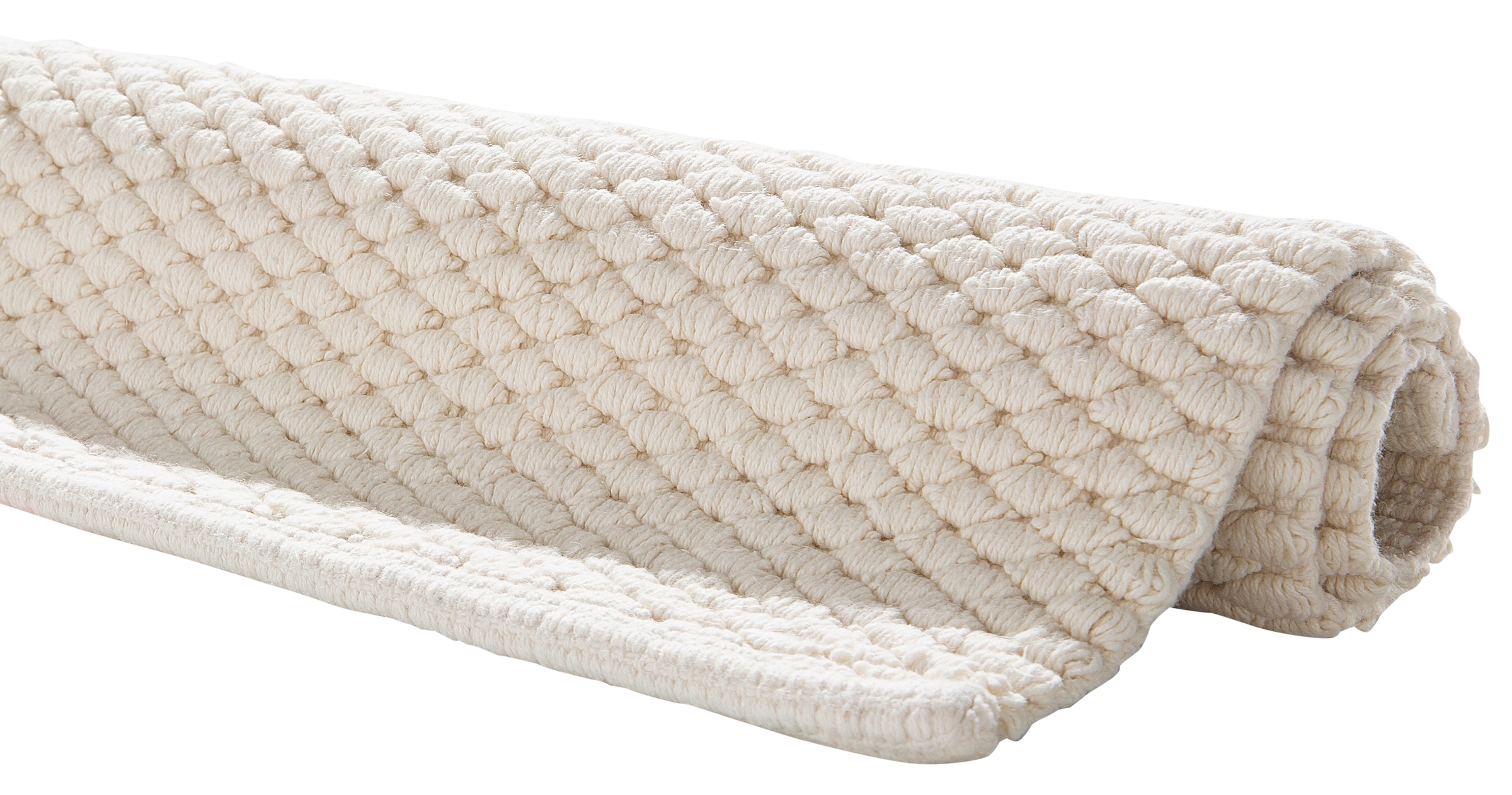 my home Badematte »Dalia, Badvorleger, Badezimmer Teppich« Höhe 4 mm fussbodenheizungsgeeignet | strapazierfähig Baumwolle, Badteppich, Badematten auch als 2-teiliges Set erhältlich