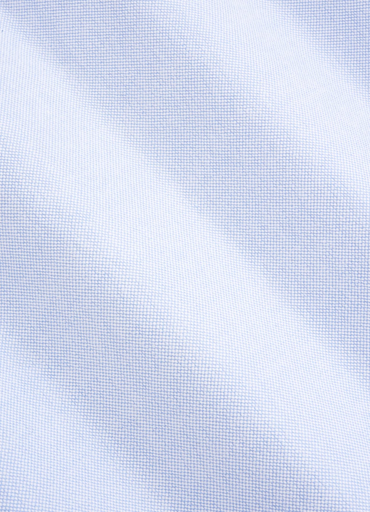 Chemise coupe ajustée en oxford bleu clair