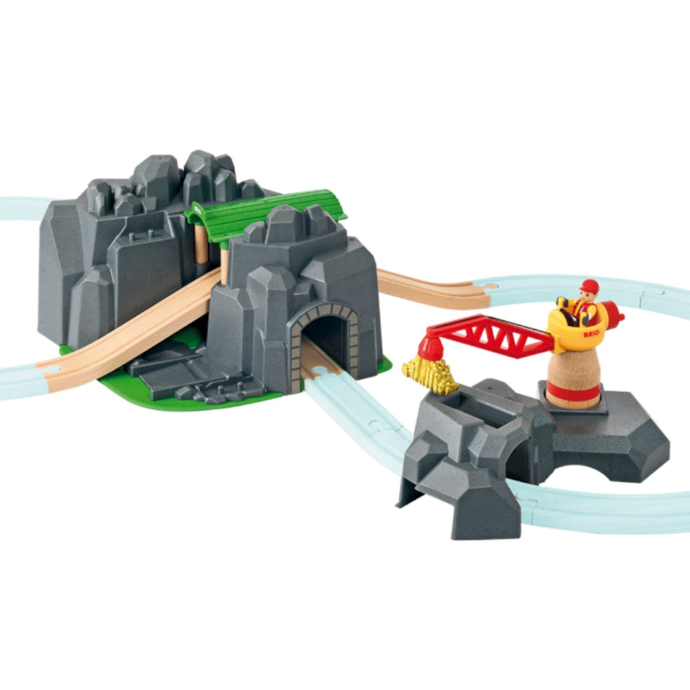 Køb BRIO® 33889 Kran- Og Bjergtunnel