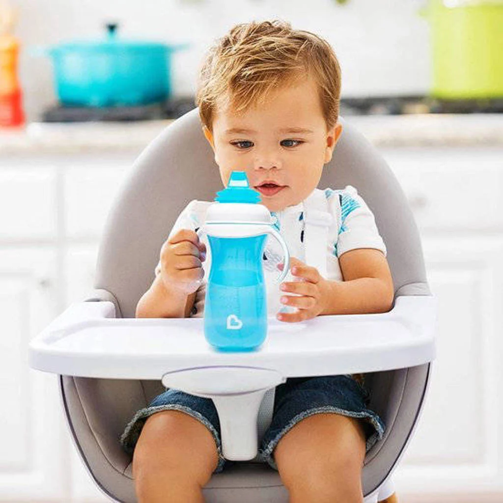 Munchkin Gentle Overgangsbeker 296 ml blauw