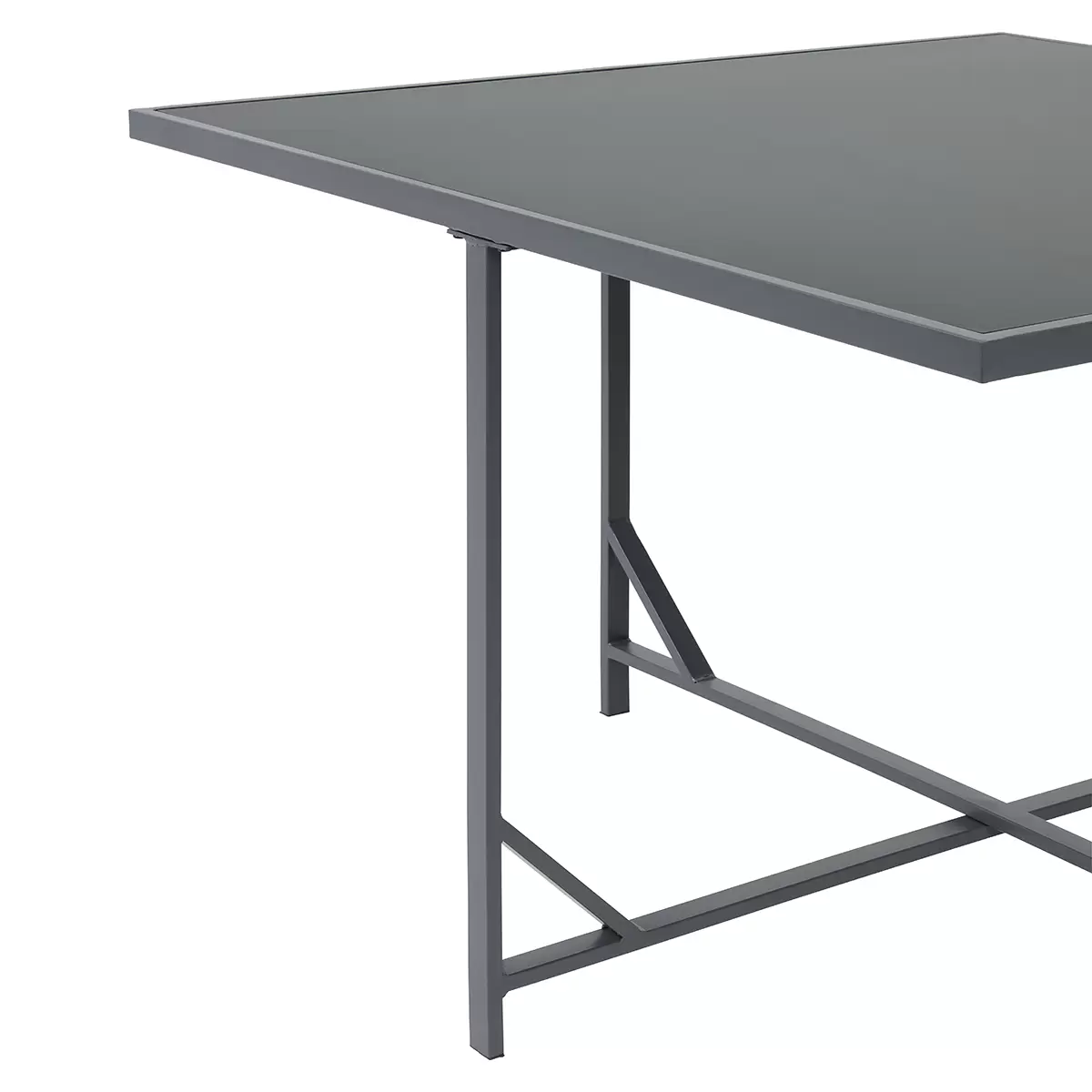 Beldano Gartengarnitur Rhodos 5-teilig dunkelgrau,grau