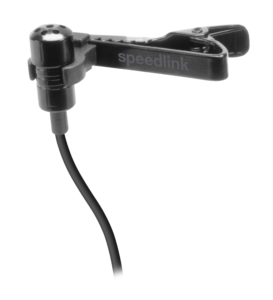 Speedlink - SPES Clip-On Microphone, black