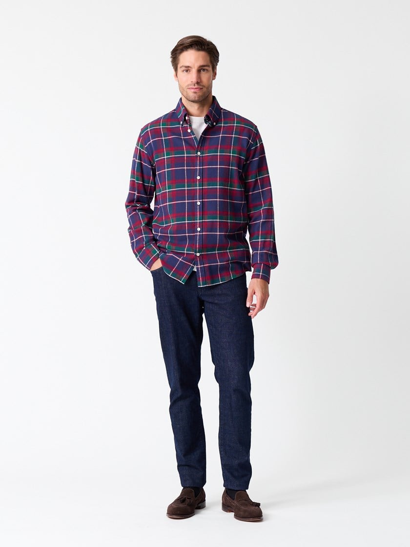 Macon skjorte - Classic fit Rain Forest