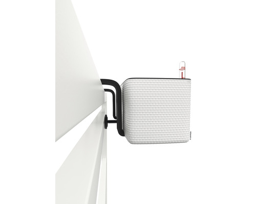 Lechuza Cube Color bloembak 40x14x13,5 cm grijs incl. grondbewateringssysteem