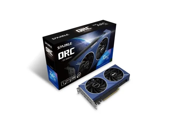 SPARKLE Intel Arc A580 ORC OC Edition - Grafikkort - Intel Arc A580 - 8 GB GDDR6 - PCIe 4.0 x16 - 3 x DisplayPort, HDMI