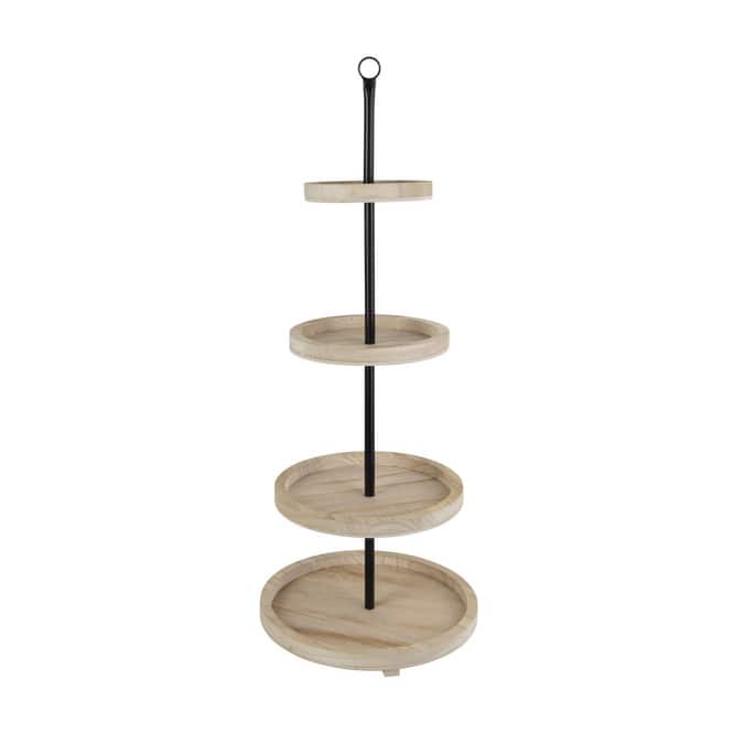 Etagere mit 4 Lagen - ca. 17 / 22 / 27 / 32 x 80 cm