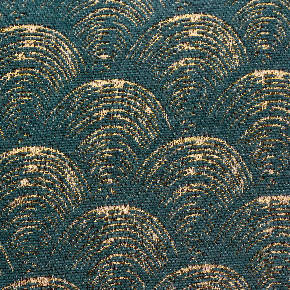 HOUSSE COUSSIN CHENILLE ART DECO VERT 40X40CM