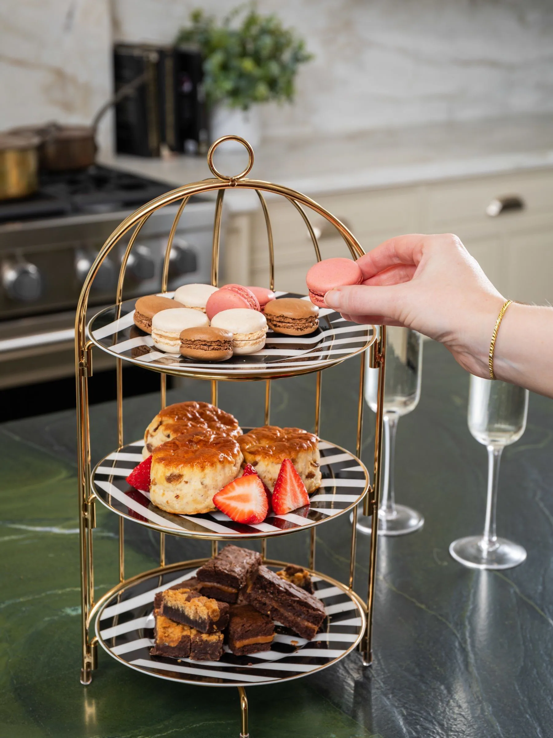 Artesa Bird Cage Afternoon Tea Stand